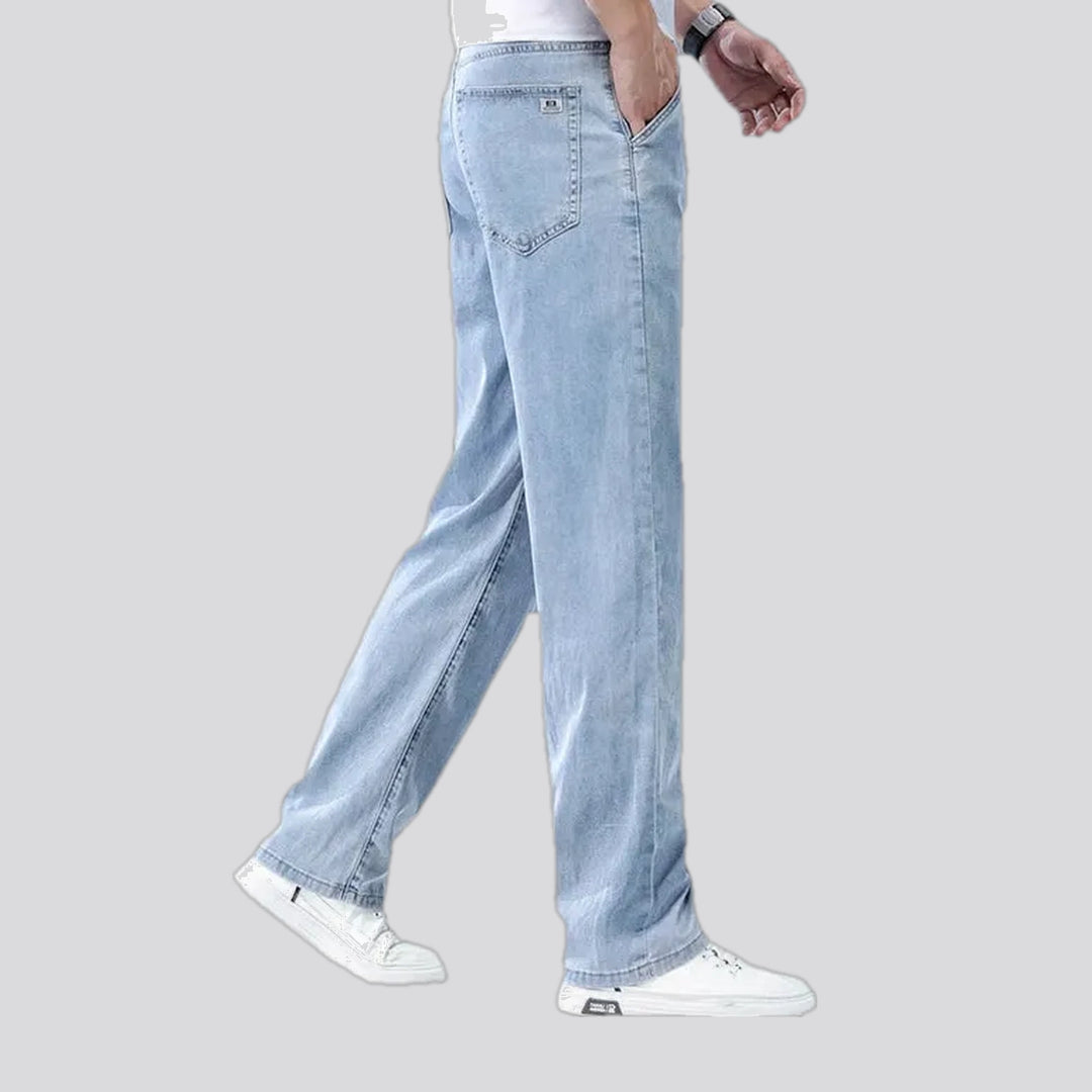 Stretchable casual fit men's jeans