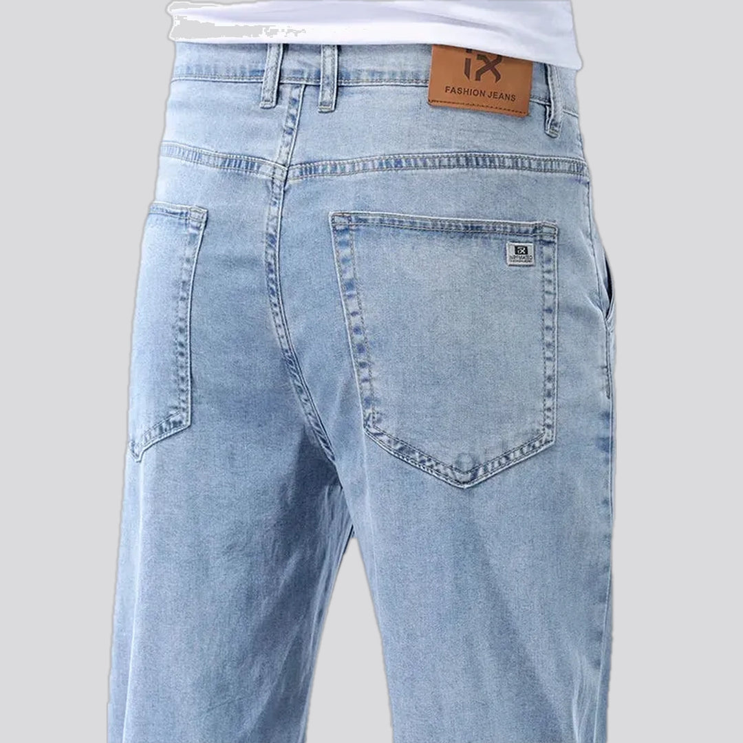 Stretchable casual fit men's jeans