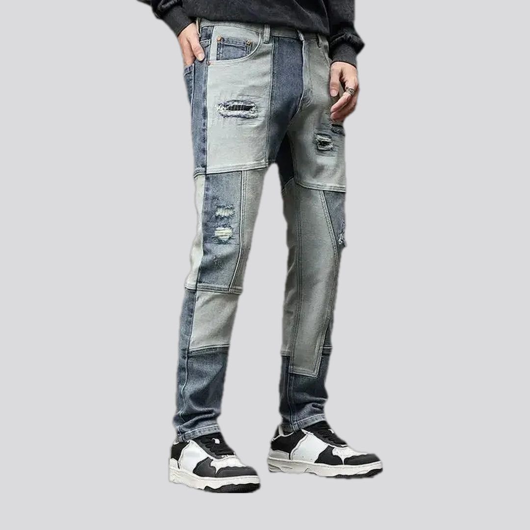 Tapered fit men's jeans