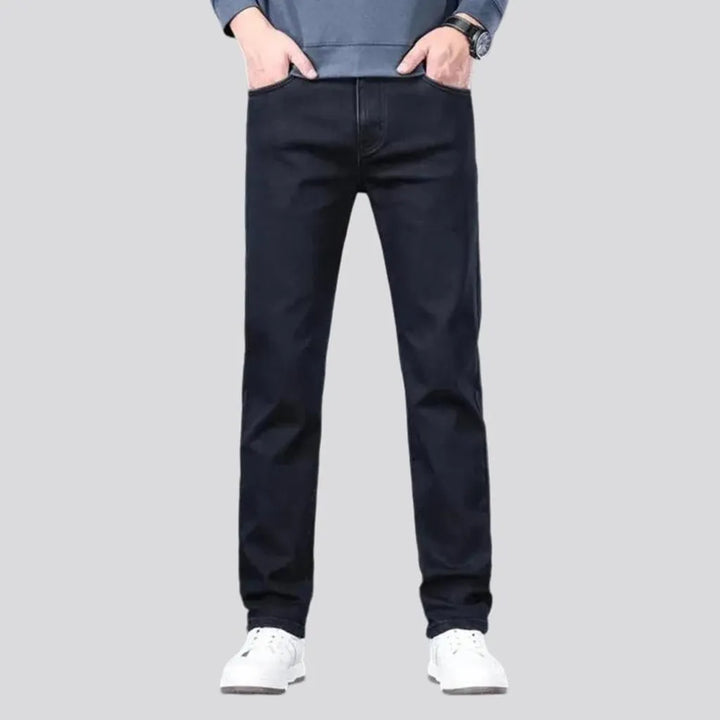 High rise stretchable tapered men's jeans