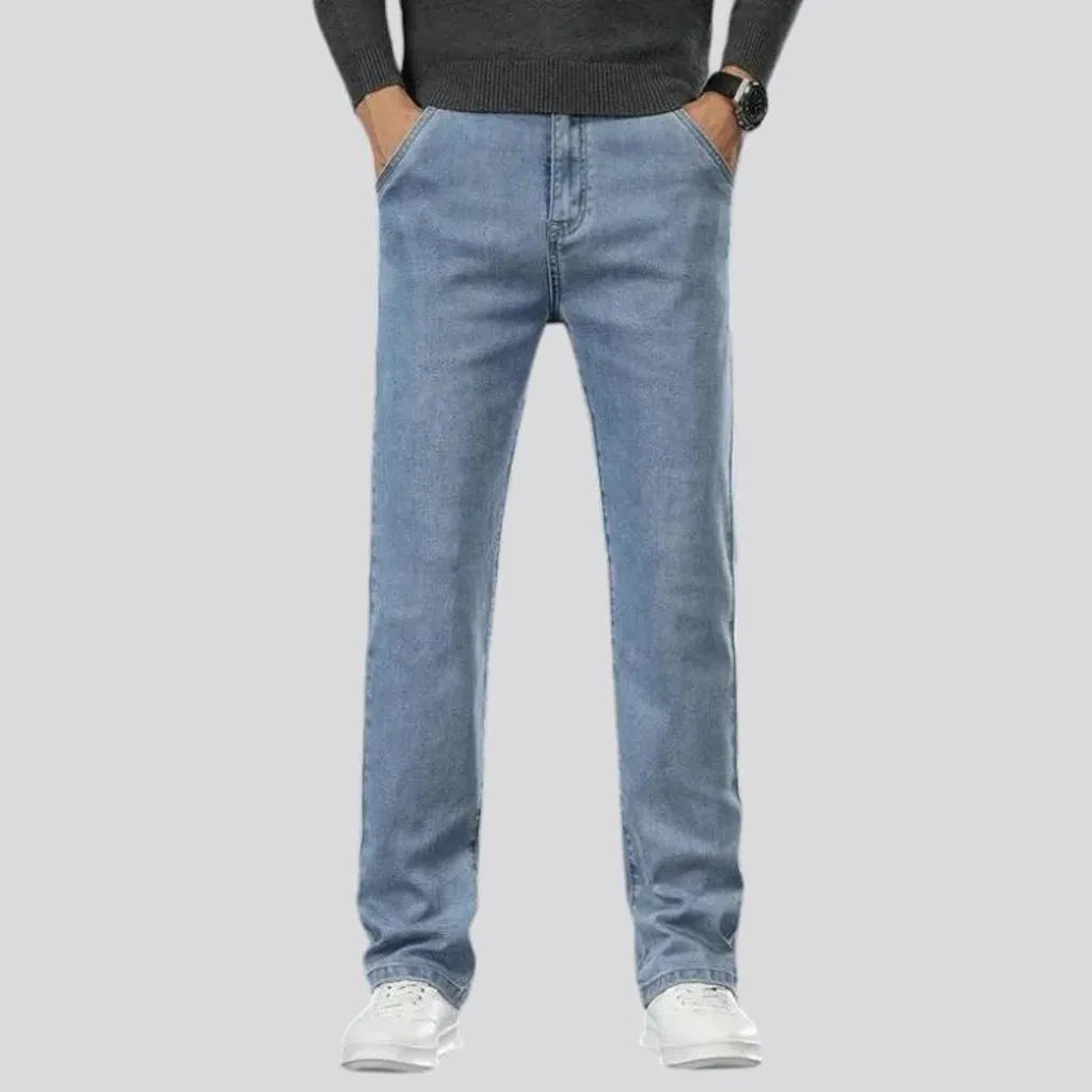 High-rise straight fit vintage men's jeans