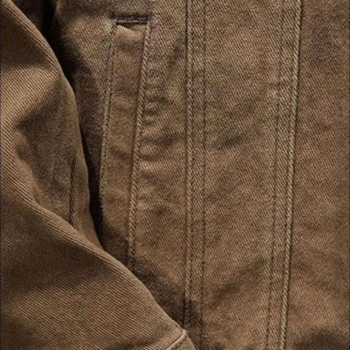Regular men's denim jacket