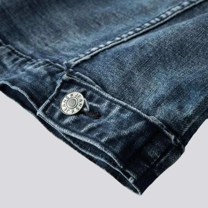 Vintage trucker men's jeans jacket