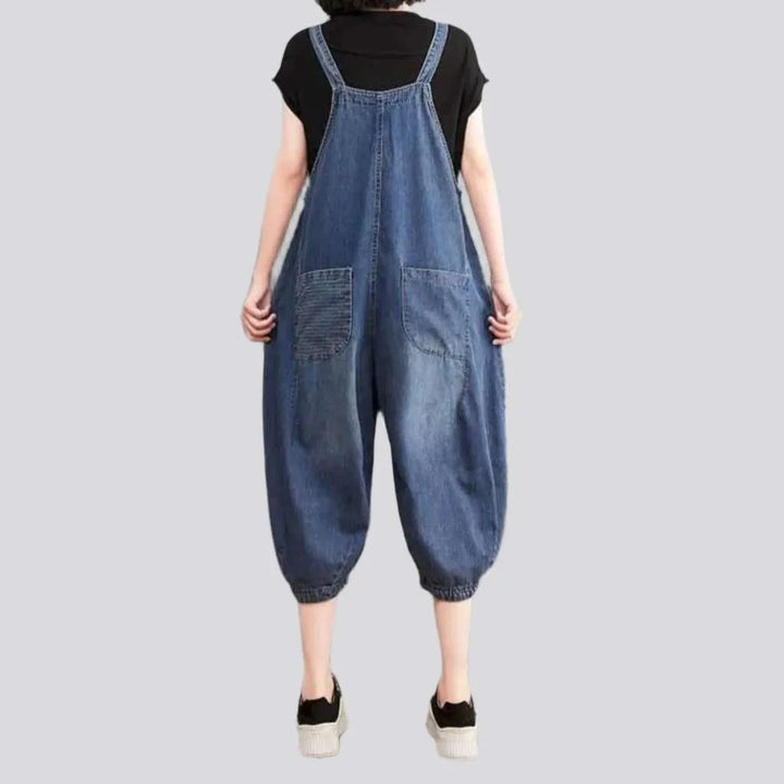 90s style denim dungaree for ladies