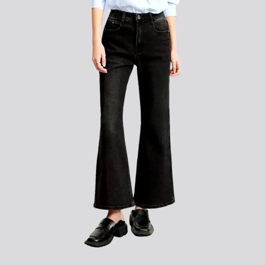 Black bootcut jeans
 for ladies | Jeans4you.shop