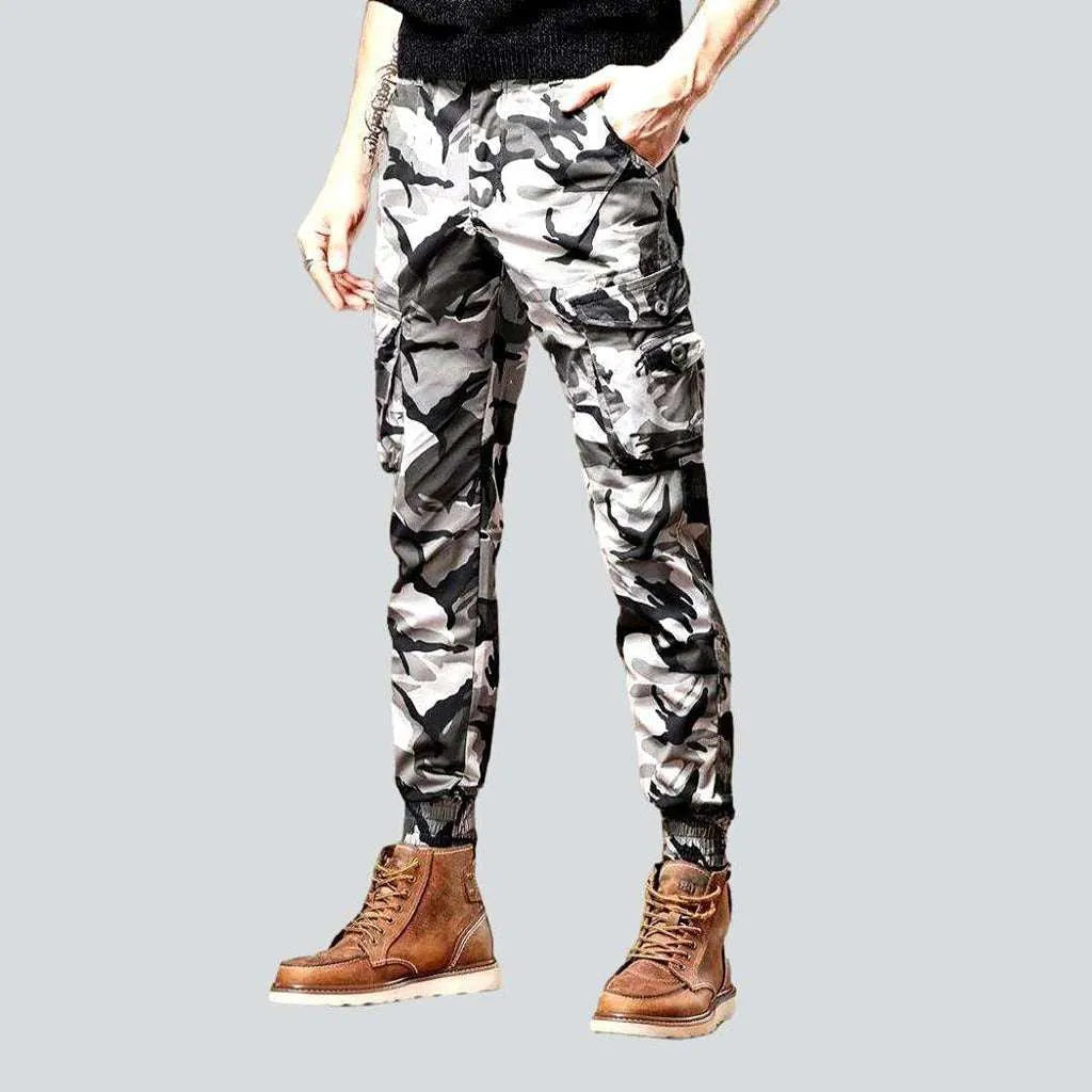 Camouflage print cargo men's jeans | Jeans4you.shop