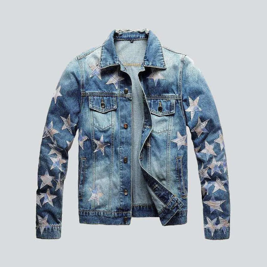 Color stars vintage denim jacket | Jeans4you.shop