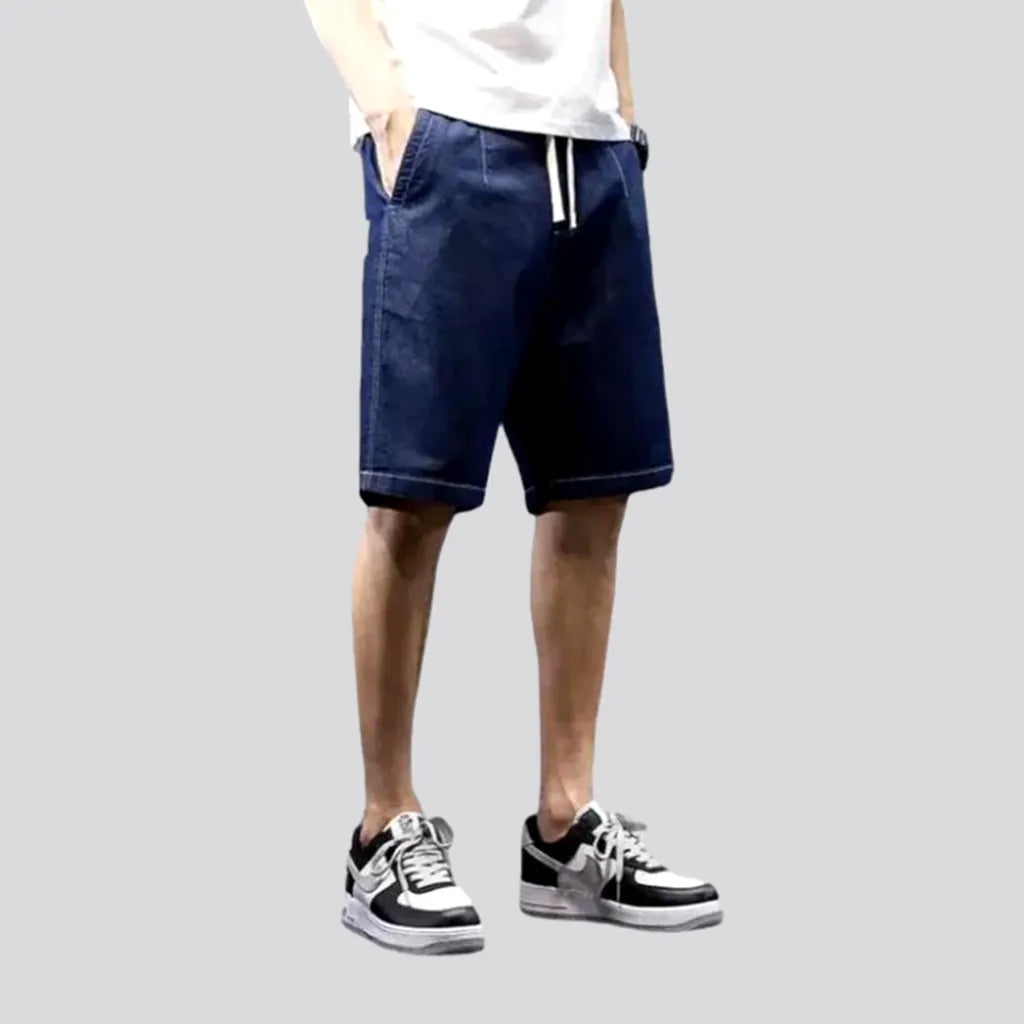 Dark-wash casual men's denim shorts | Jeans4you.shop