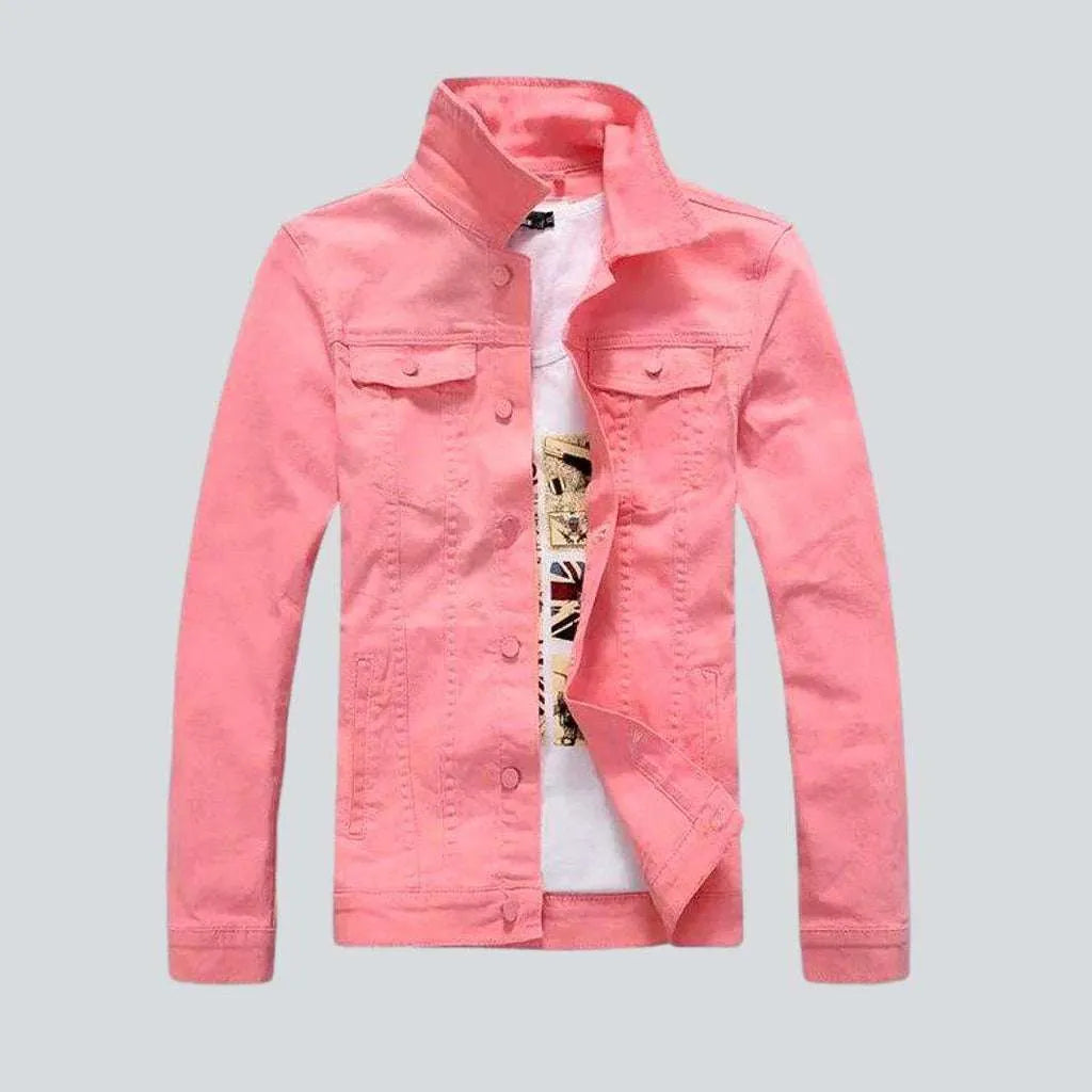 Fancy color men's denim jacket | Jeans4you.shop