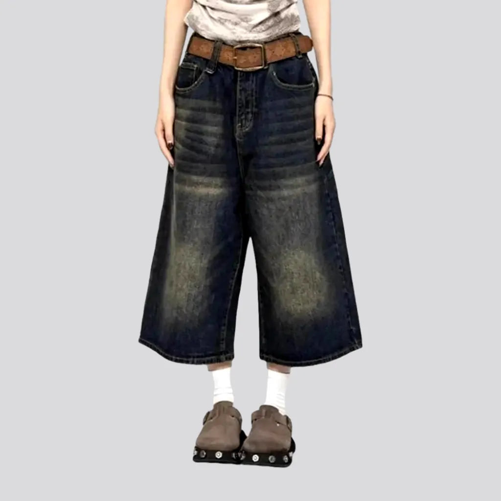 Fashion sanded women's denim shorts | Jeans4you.shop