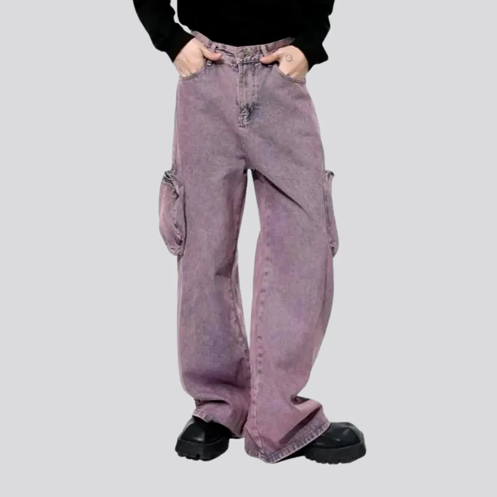 Floor-length cargo jeans
 for men | Jeans4you.shop