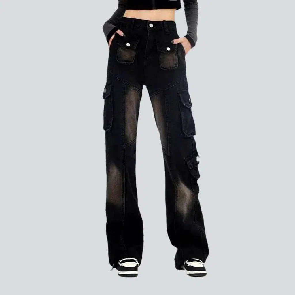 Gothic women's sanded jeans | Jeans4you.shop