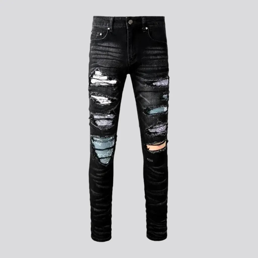 Grunge black jeans
 for men | Jeans4you.shop