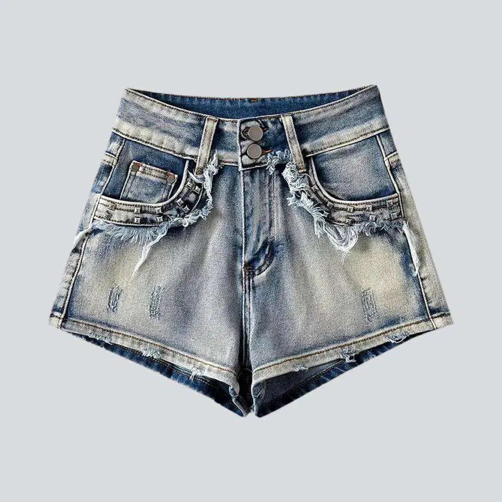 Grunge women's jeans shorts | Jeans4you.shop
