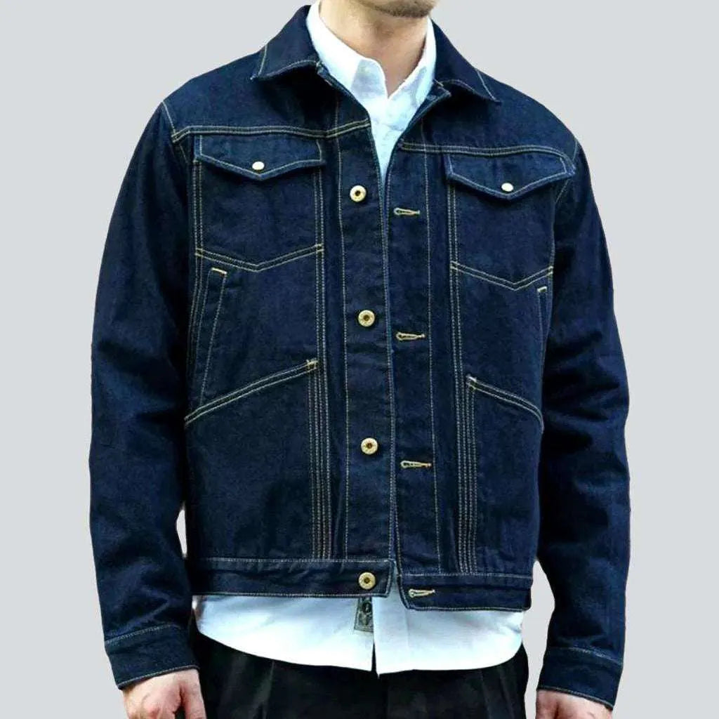 Heavyweight 15.5oz denim jacket
 for men | Jeans4you.shop