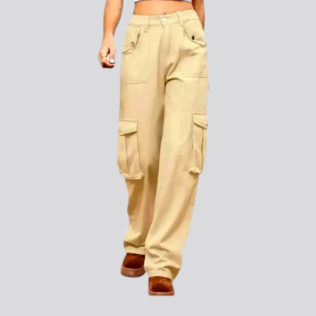 High-waist color women's jean pants | Jeans4you.shop