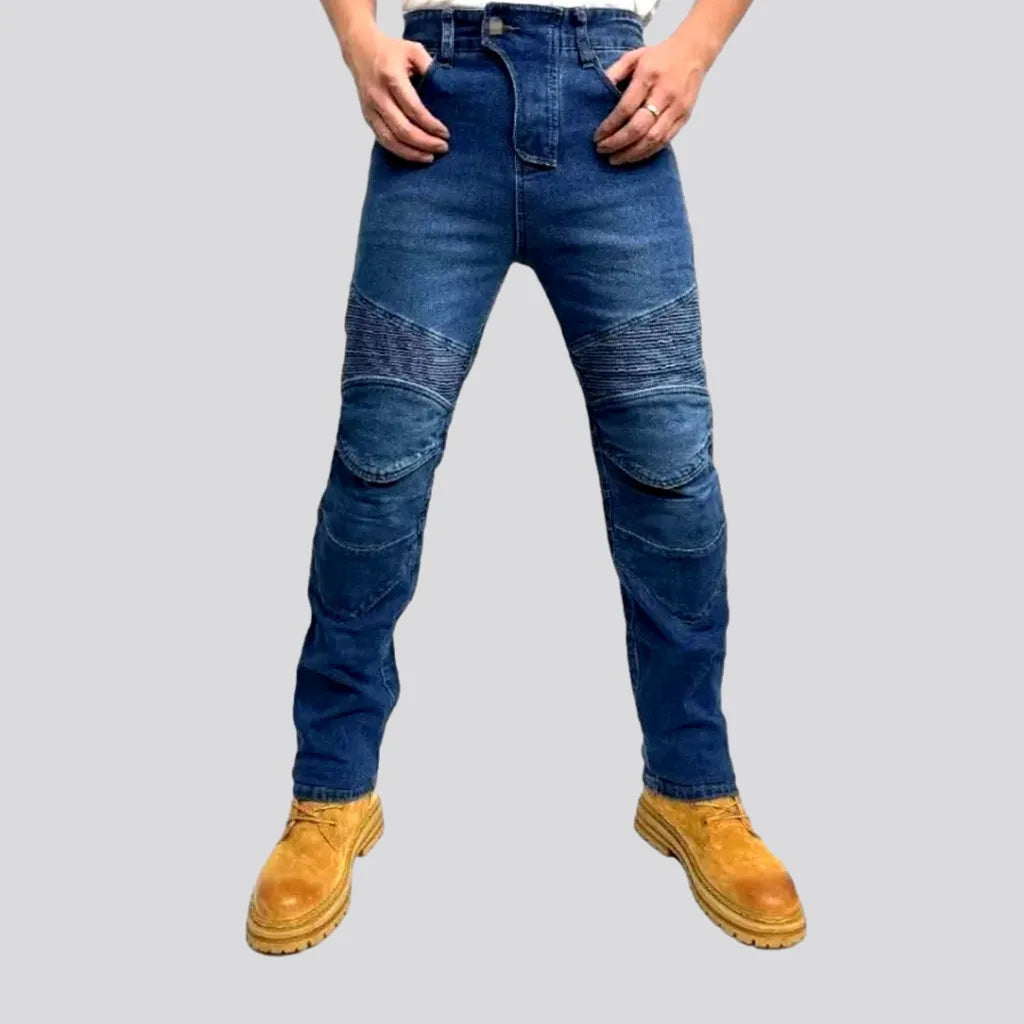 High-waist slim men's biker jeans | Jeans4you.shop