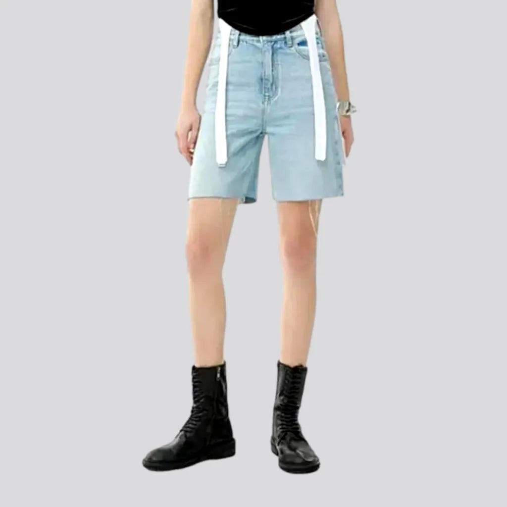 Light wash light-wash denim shorts
 for women | Jeans4you.shop