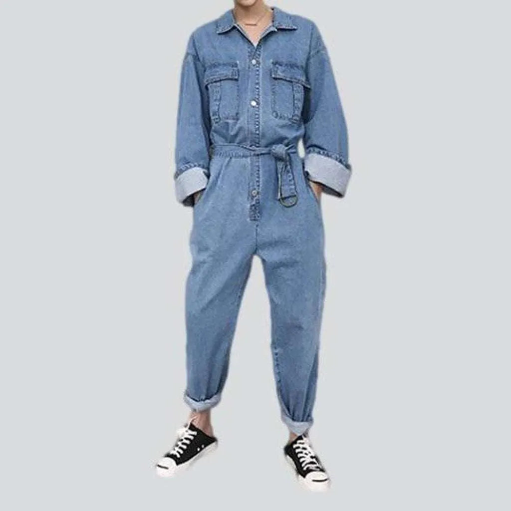 Loose denim overall for men | Jeans4you.shop