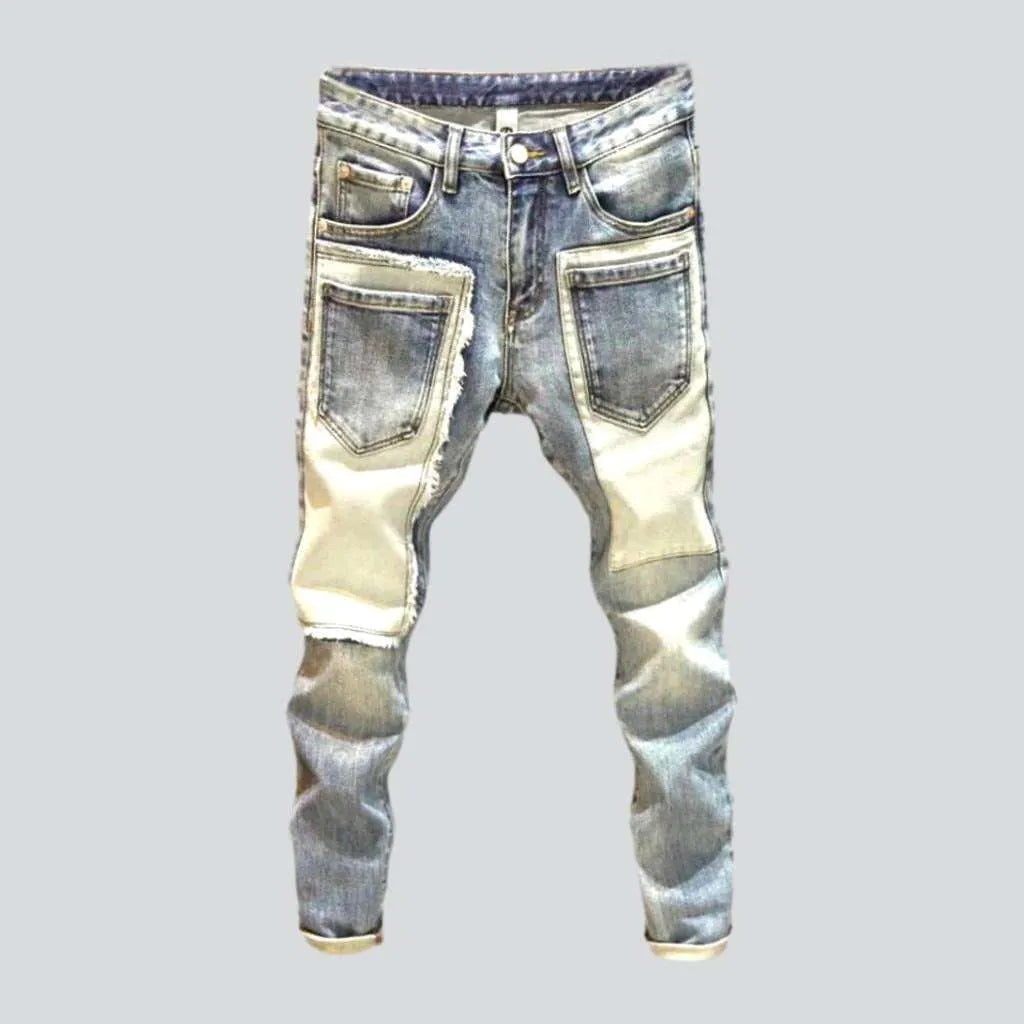 Mid-waist men's reworked jeans | Jeans4you.shop