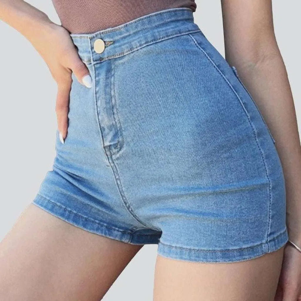 No front pocket denim shorts | Jeans4you.shop