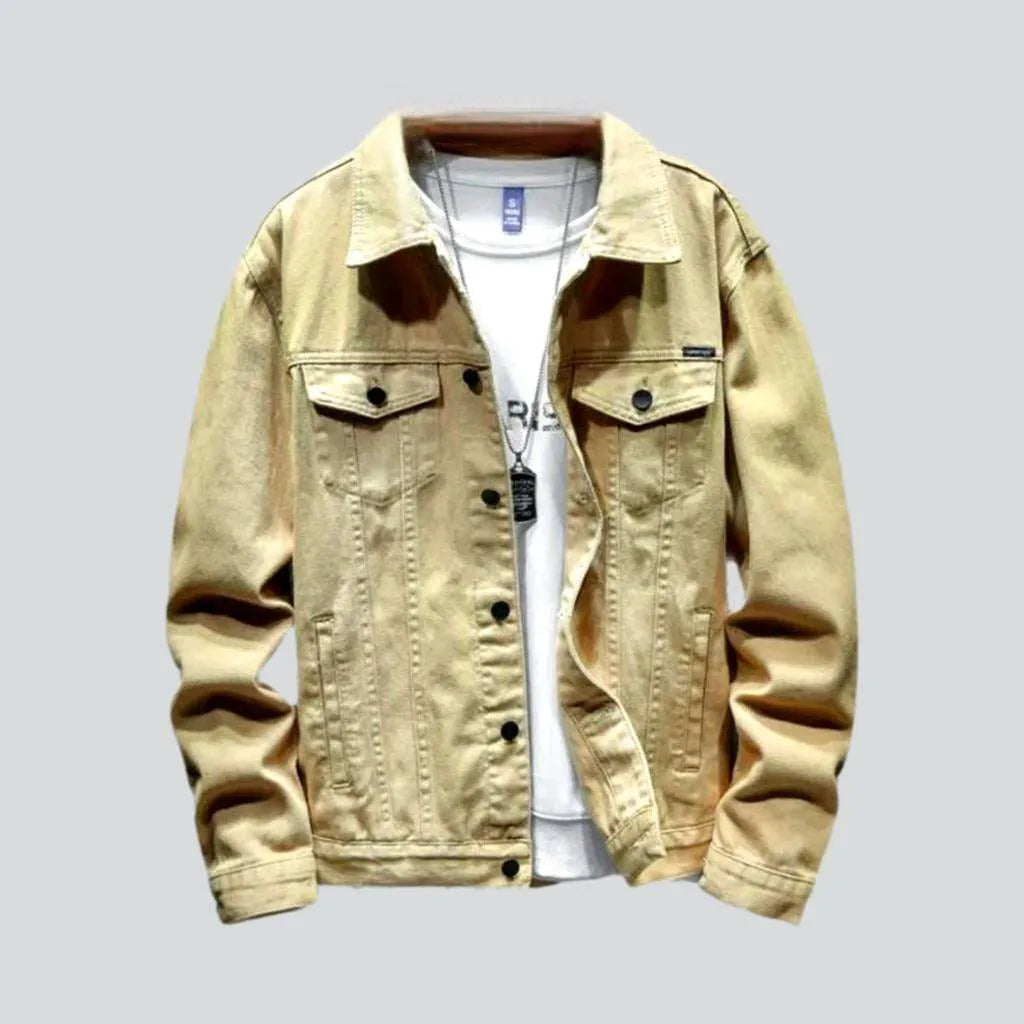 Oversized color men's denim jacket | Jeans4you.shop