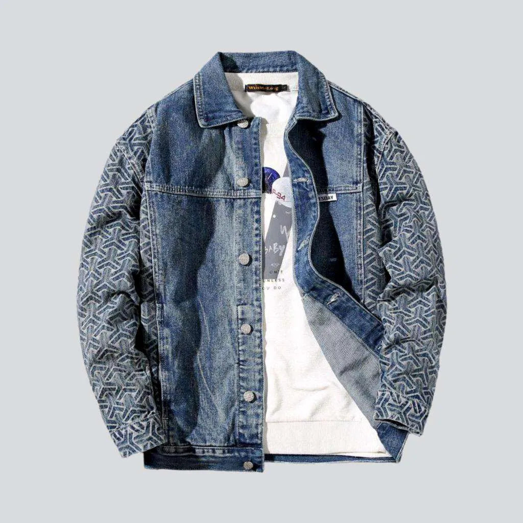 Oversized men's denim jacket | Jeans4you.shop