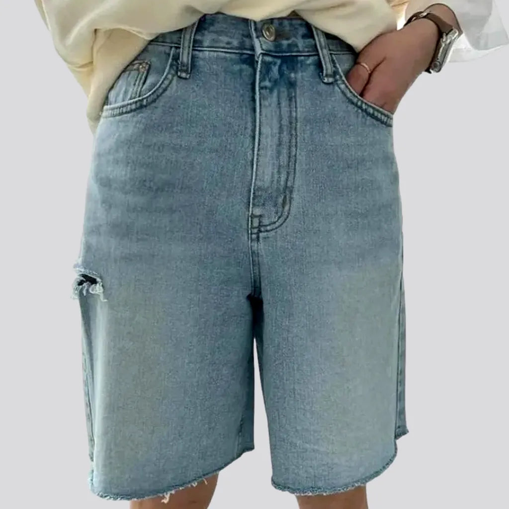 Raw-hem fashion denim shorts
 for ladies | Jeans4you.shop