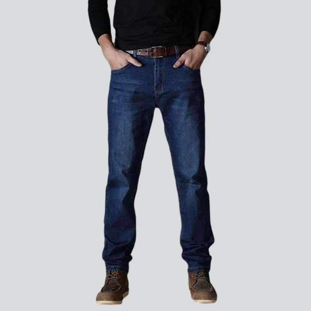 Regular dark blue men's jeans | Jeans4you.shop