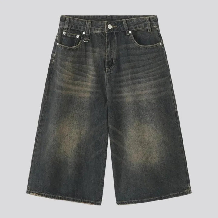 Baggy whiskered men's denim shorts | Jeans4you.shop