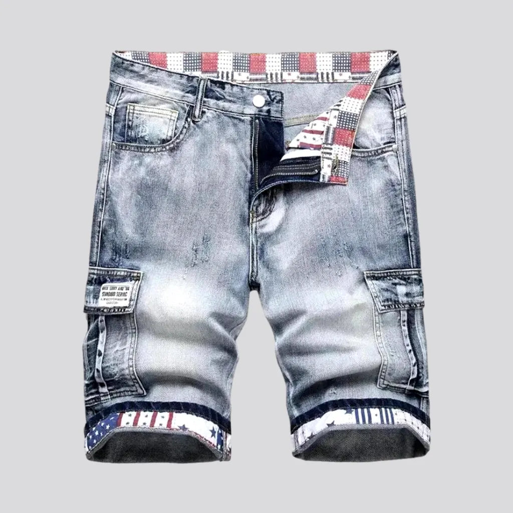 Sanded mid-waist jeans shorts
 for men | Jeans4you.shop