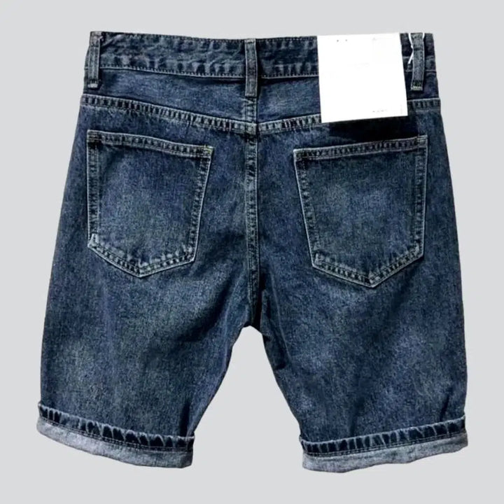 Slim vintage jean shorts
 for ladies