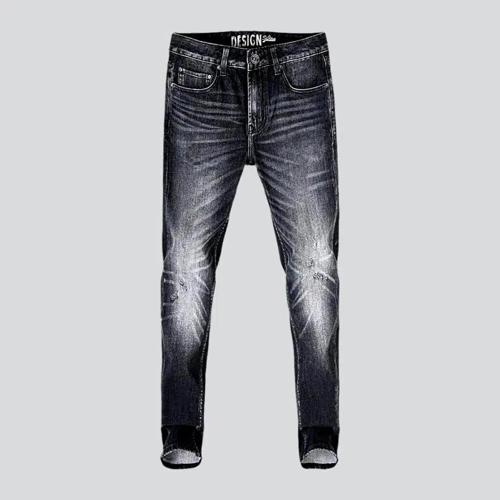 Slightly torn jeans
 for men | Jeans4you.shop