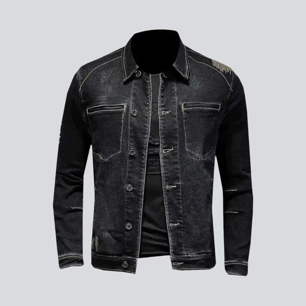Slim street men's denim jacket | Jeans4you.shop
