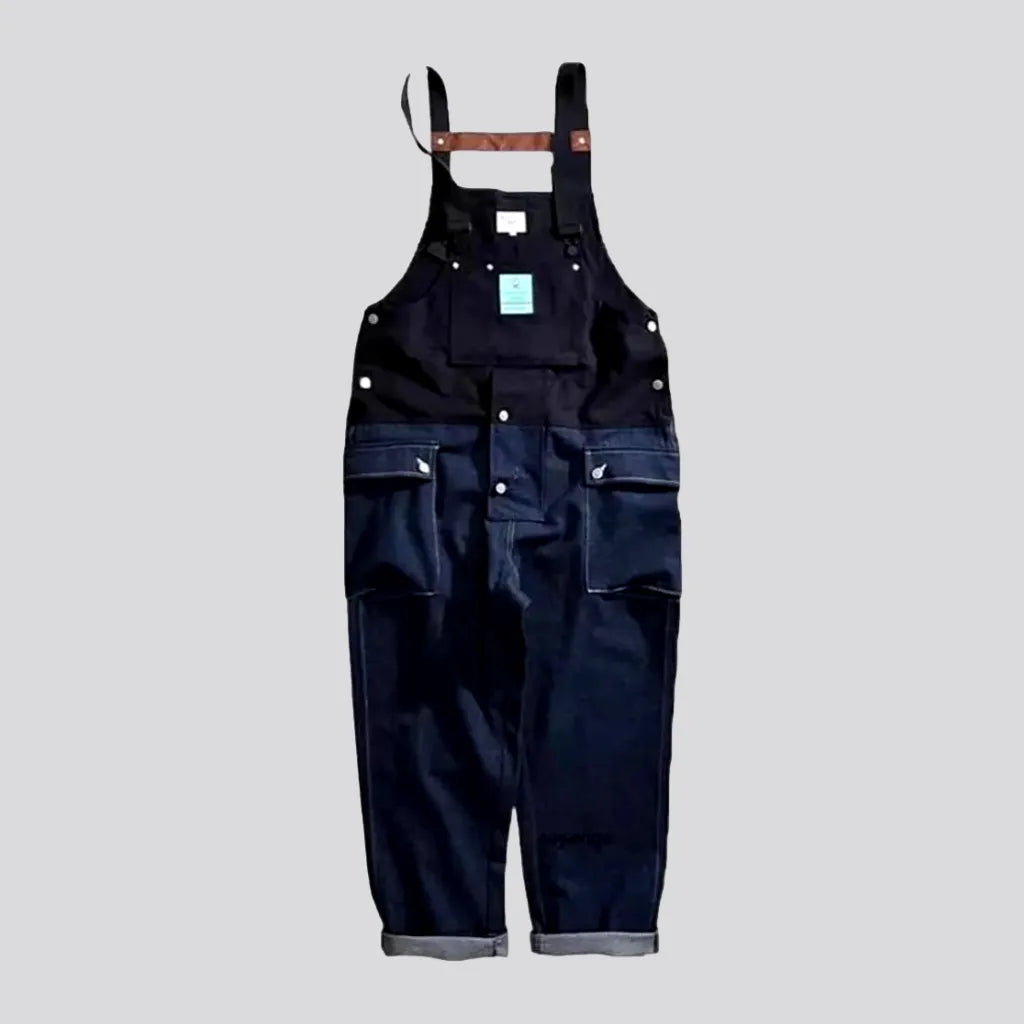 Two-tone duty men's denim jumpsuit | Jeans4you.shop
