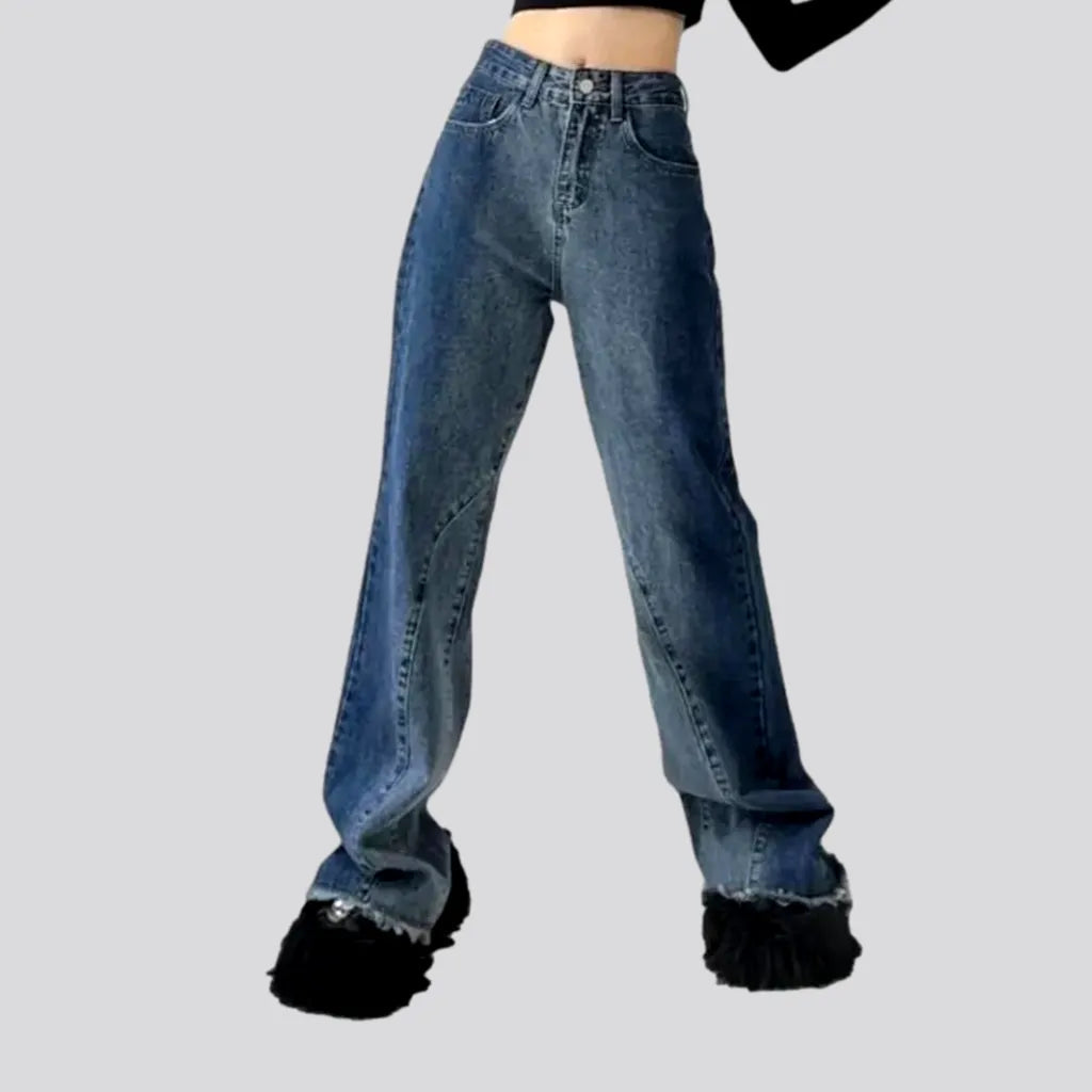 Vintage contrast jeans
 for women | Jeans4you.shop