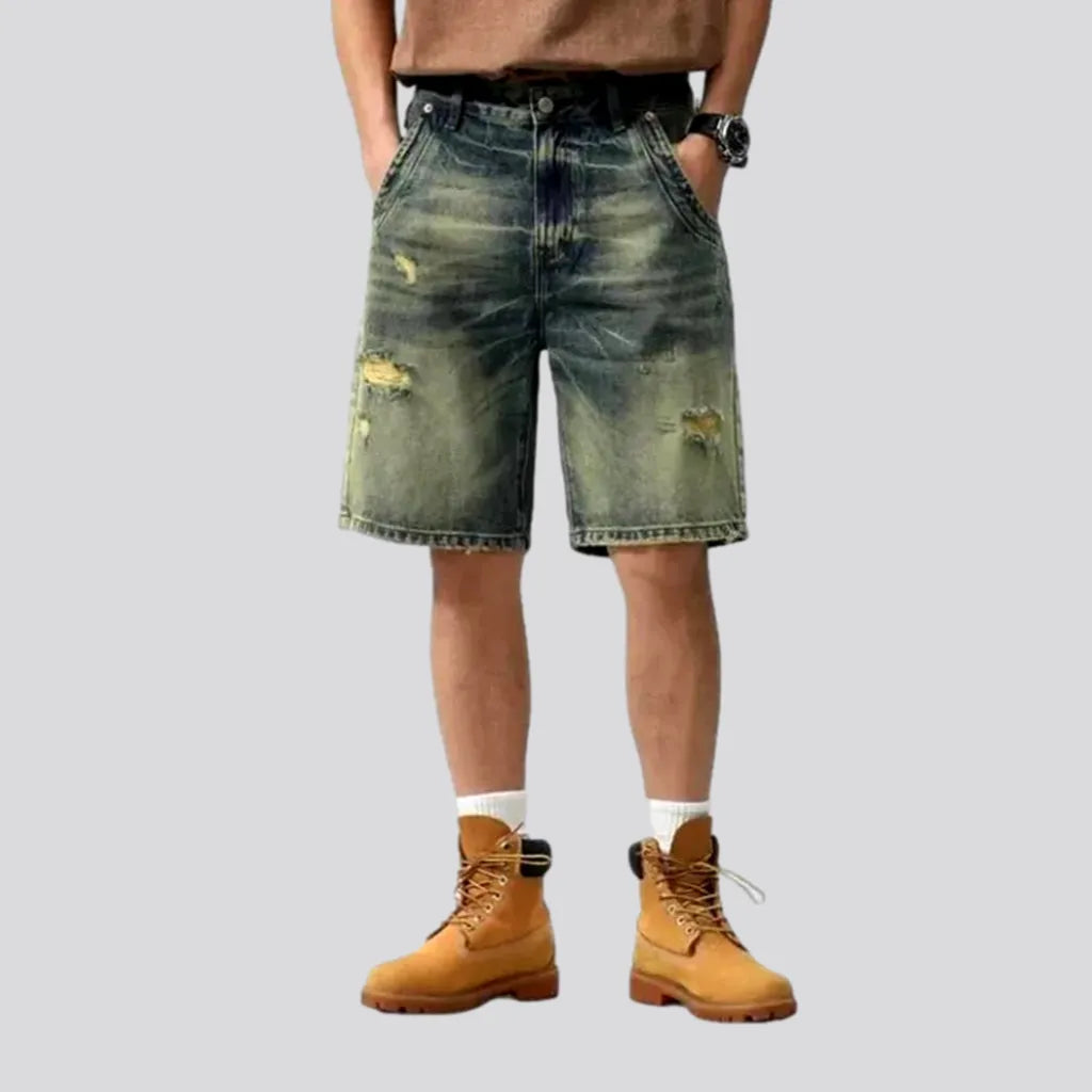 Vintage loose men's jean shorts | Jeans4you.shop