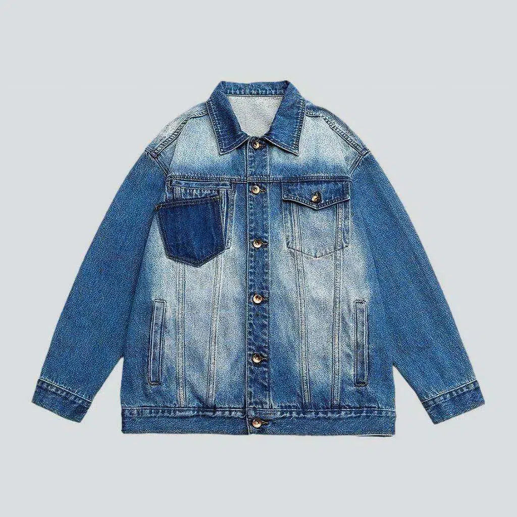 Vintage sanded denim jacket | Jeans4you.shop