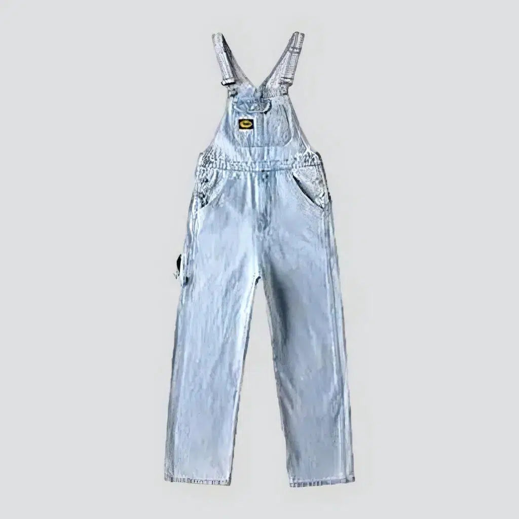 Wide-leg baggy men's jeans jumpsuit | Jeans4you.shop