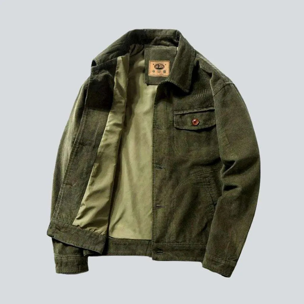 Winter color bomber denim jacket | Jeans4you.shop