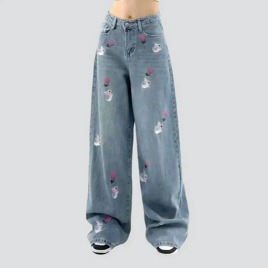 Y2k women's mid-waist jeans | Jeans4you.shop