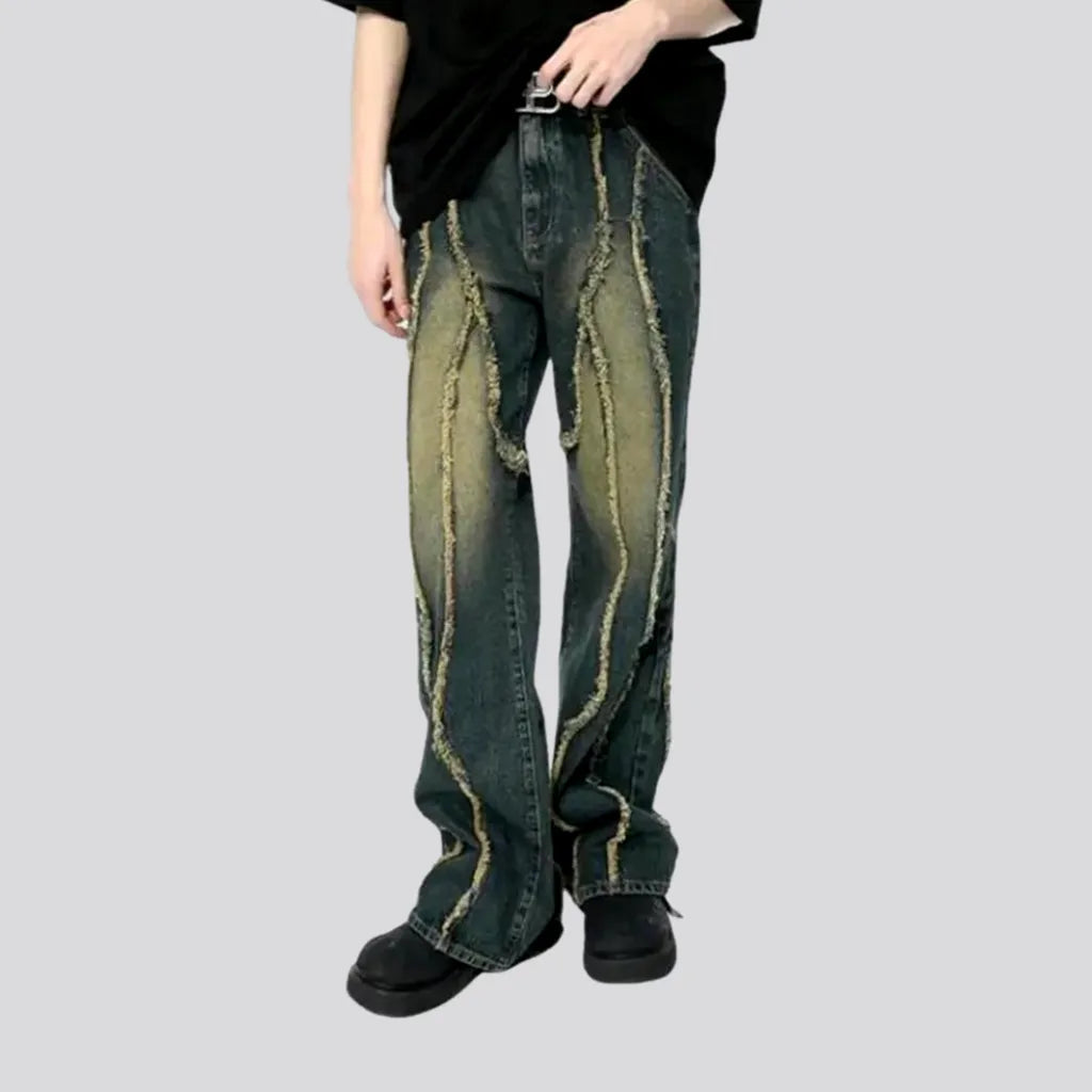 Yellow-cast men's baggy jeans | Jeans4you.shop