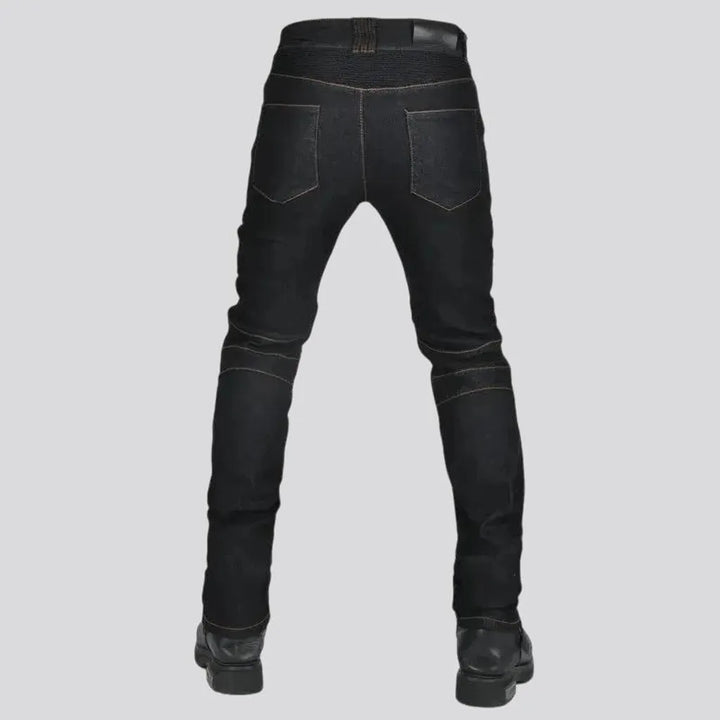 Slim fit riding men's jeans