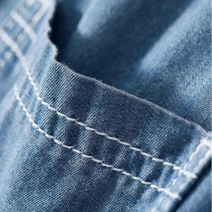 Lyocell regular jean shirt