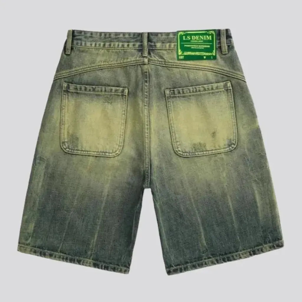 Vintage men's jeans shorts