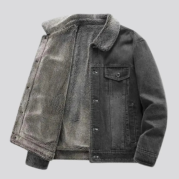 Classic men's denim jacket