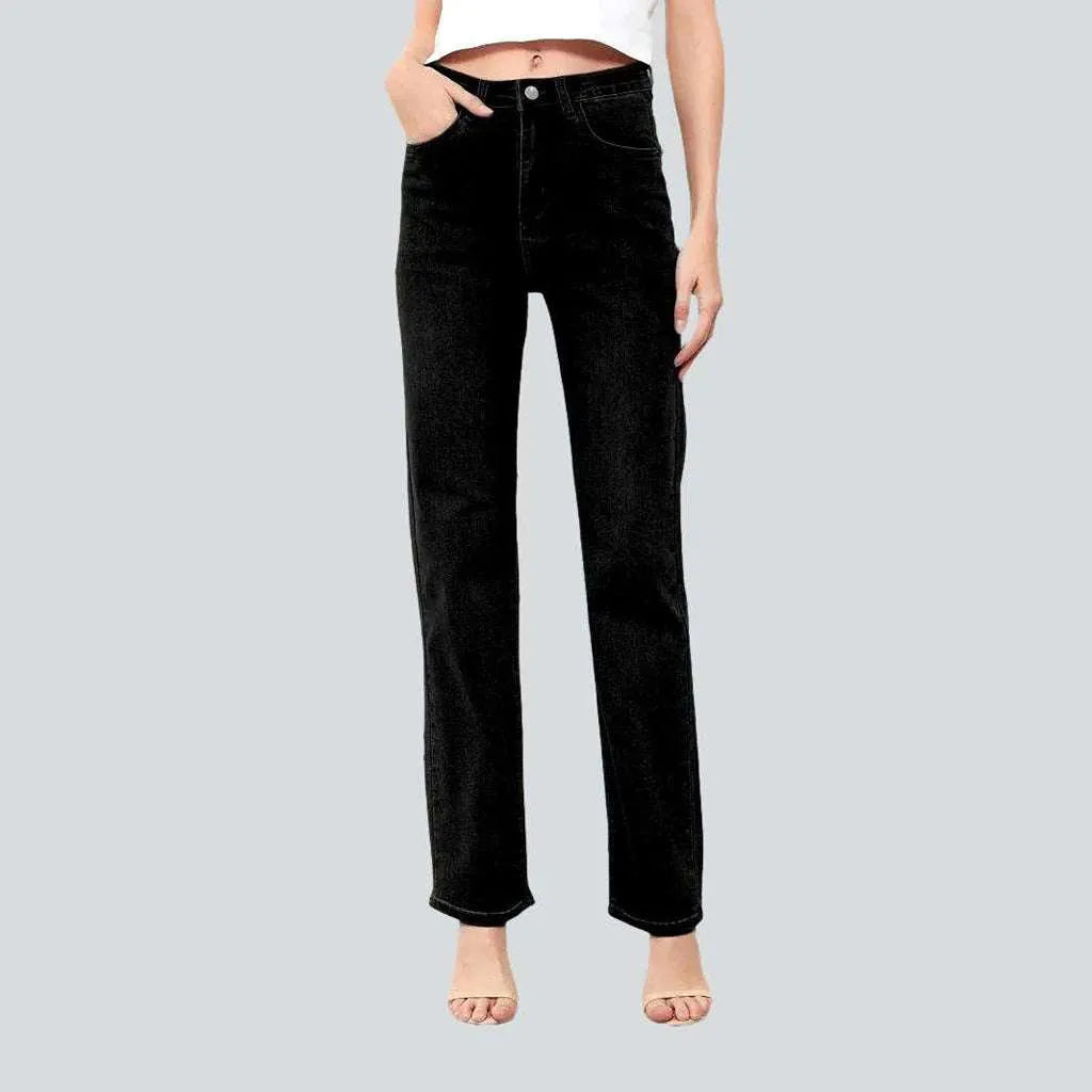 Stylish straight jeans for women