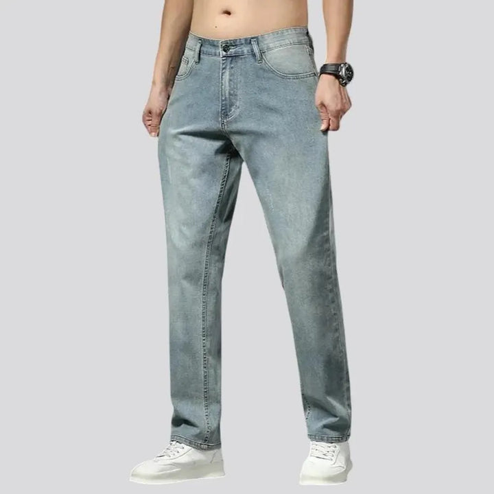 High rise stylish men's jeans