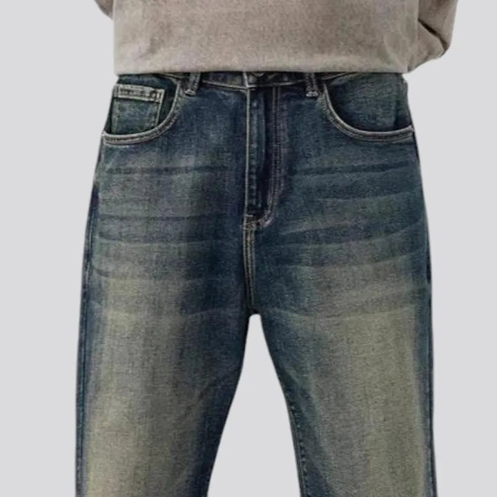 Retro baggy style men's jeans