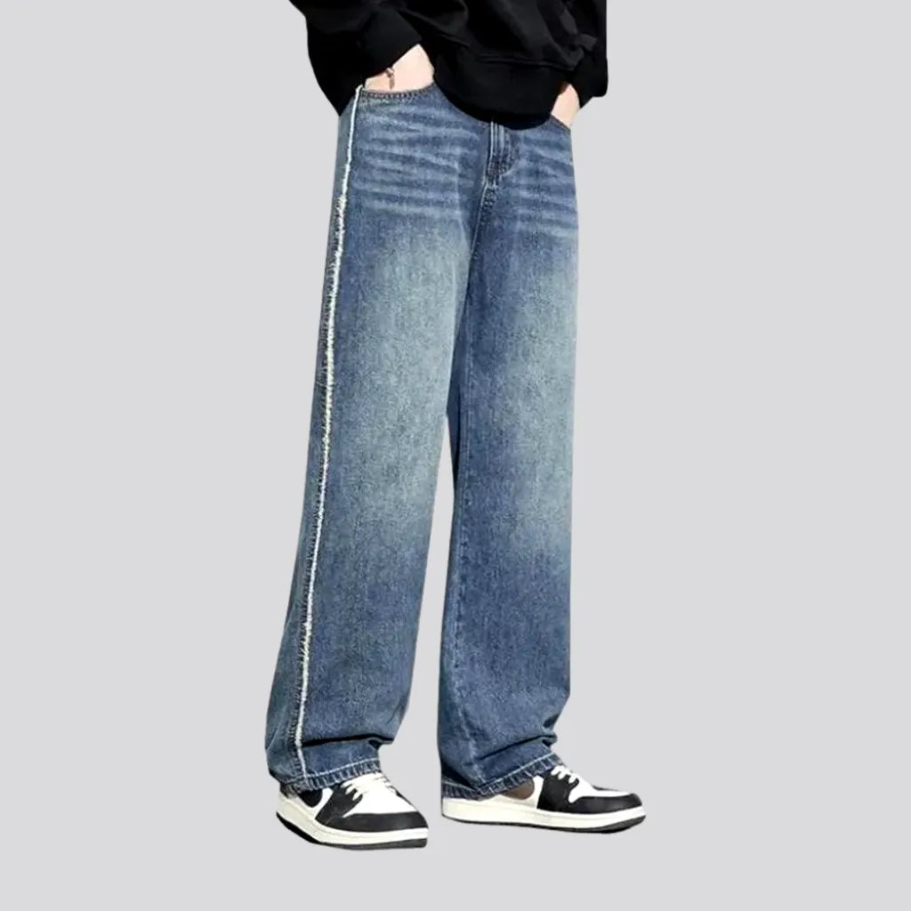 Baggy Creased Retro Men's Jeans | Jeans4you.shop